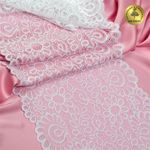 Кружево бельевое эластичное 205 мм / 25 м, 269, цв.01 белый, Kruzhevo