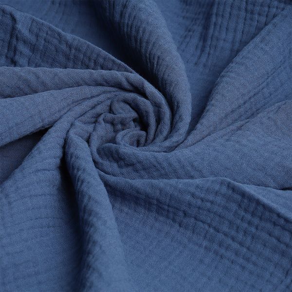 Муслин 125 г/м², 130 см / 2 метра, TBY.Mus.24723.67.2, цв.67 бл.синий