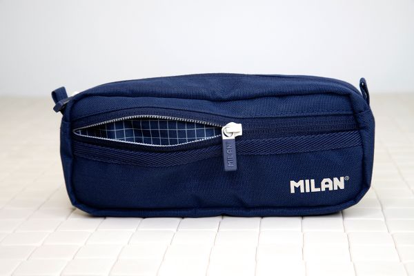 Пенал на молнии 2 отделения 21*8.5*6.1 см, 081148SNCB, Milan 081148SNCB