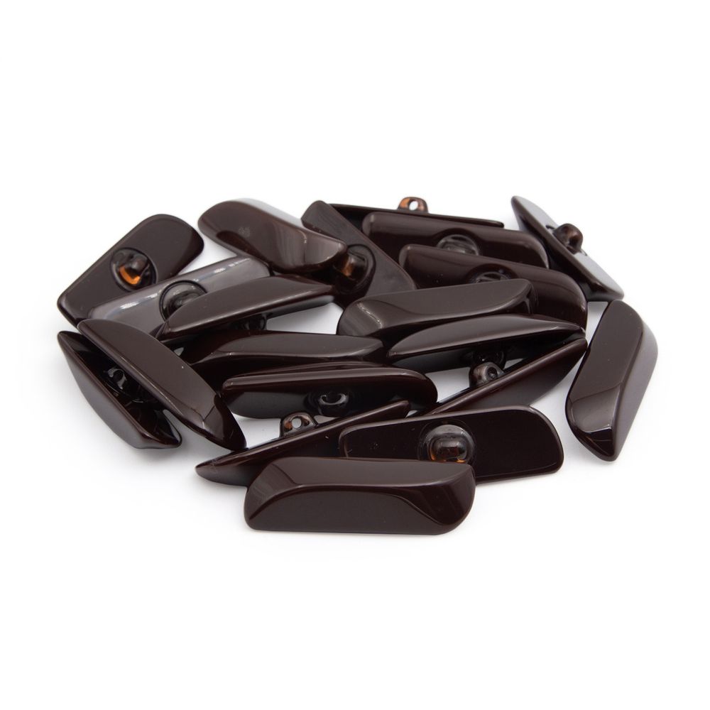 Пуговицы на ножке (3.01-582-44) (т.коричневый), 20 шт