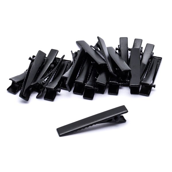 Основа для заколки крокодил 4.5 см, 20 шт, Astra&Craft, черный, 2AR23204