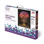 Алмазная (кристальная) мозаика Фрея, Африканская девушка, 30х40 см