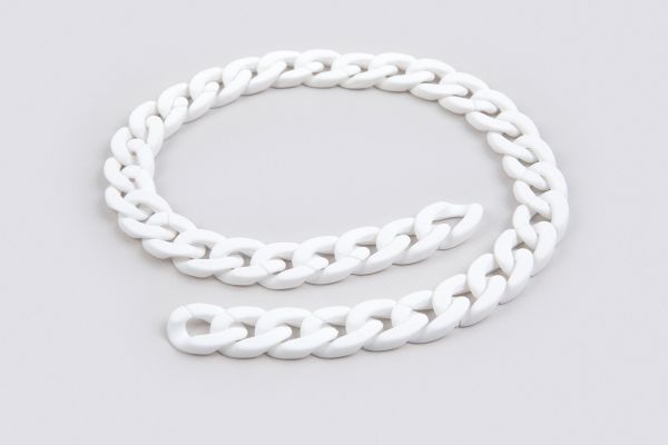 Цепочка для сумки, пластик 60 см, 1 шт, 04 белый, Gamma MPE-03