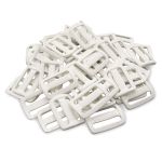 Пряжка, ПА, цветная, 30 мм (1000 белый), 50 шт