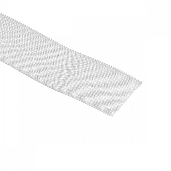 Резинка вязаная 30.0 мм / 40 метров, стандартная 3.9-4.3 г/п.м., белый