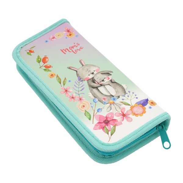 Пенал Moms love, 1 отд., 60х195х25 мм, на молнии, ламиниров.картон, LAMARK0057