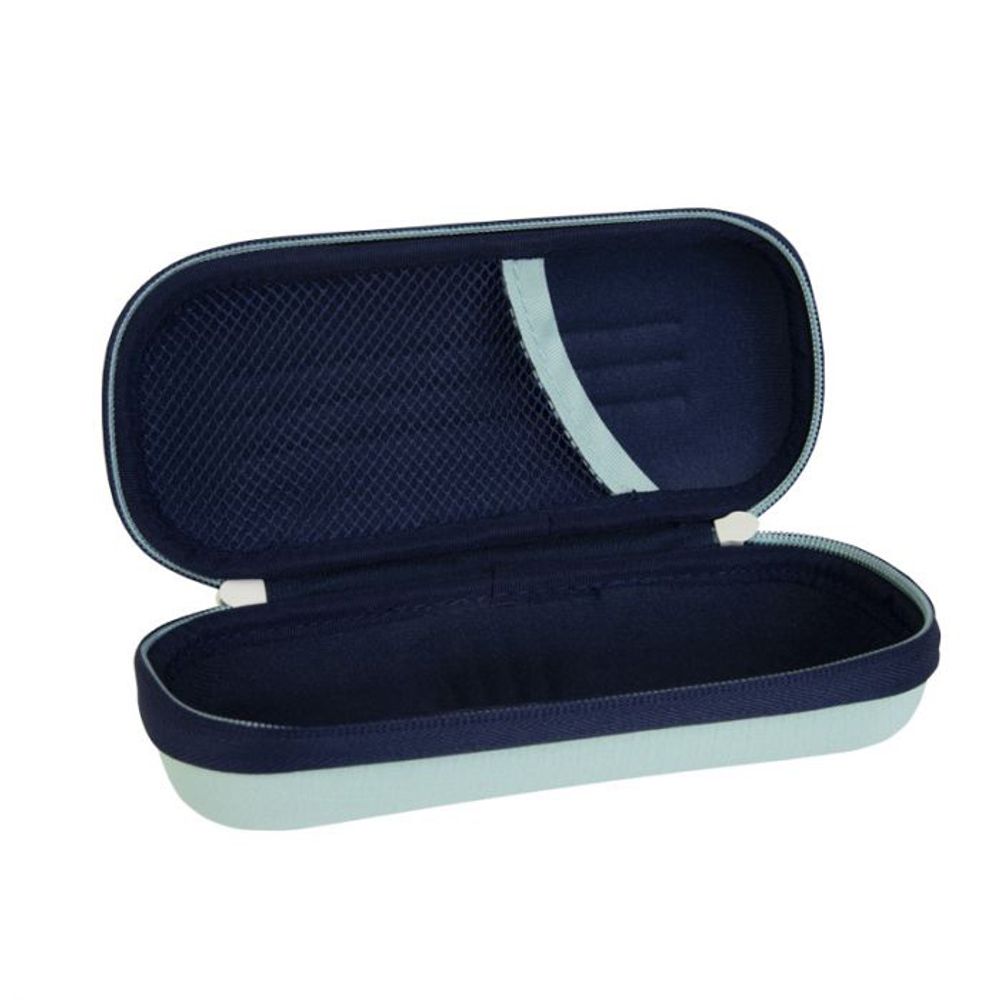 Пенал овальный полужесткий на молнии 1 отделение 20*9*6,7 см, 081145SNCGR, Milan 081145SNCGR