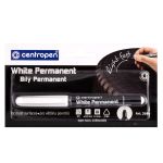 Маркер BL WHITE PERMANENT 2686/1 1.2 мм, 2686/1 белый, Centropen 2686/1