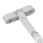 Стропа (ременная лента) 38 мм / 3 метра, [40 г/пог.м], с принтом 2-сторонняя, D144 серый/белый, 3Al354