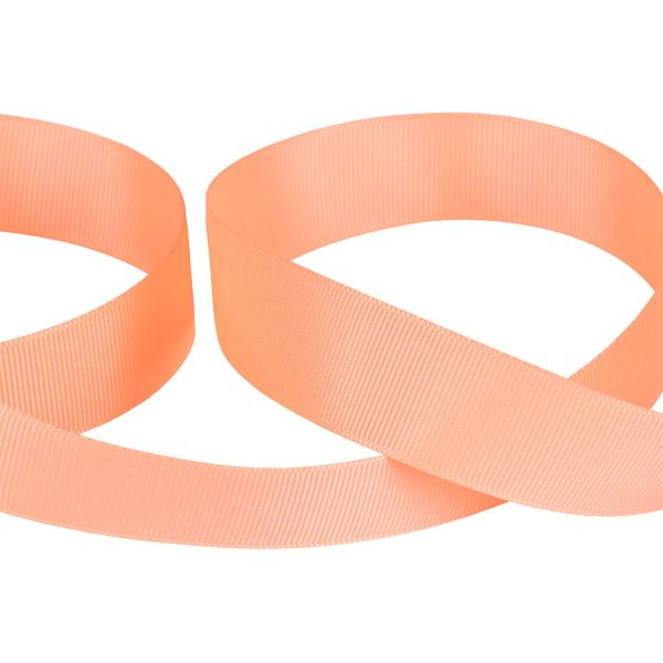 Лента репсовая (в рубчик) 25.0 мм / 45.5 метра, 044 оранжевый, Gamma GR-25