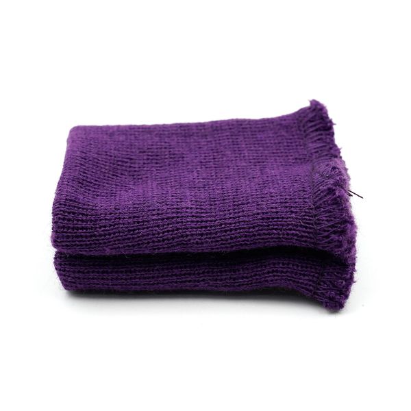 Манжеты трикотажные 6.0х7.0 см, 1 пара, тонкие малые 14 кл, 1х1, 455/0 ярко-лиловый