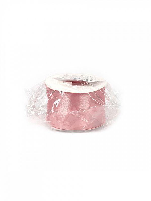 Лента атласная 1-сторонняя 50.0 мм / 22.5±1 метра, 3058 св.гр.розовый, Magic4Hobby