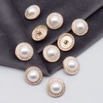 Пуговицы на ножке 32L=20 мм, металл, Gold (золотой), 10 шт, MP15