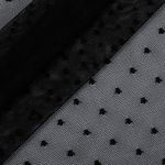 Сетка бельевая эластичная 65 г/м², шир.160 см / 188 метров, Мушка TBY.00128.02, цв.02 черный /00128.02/