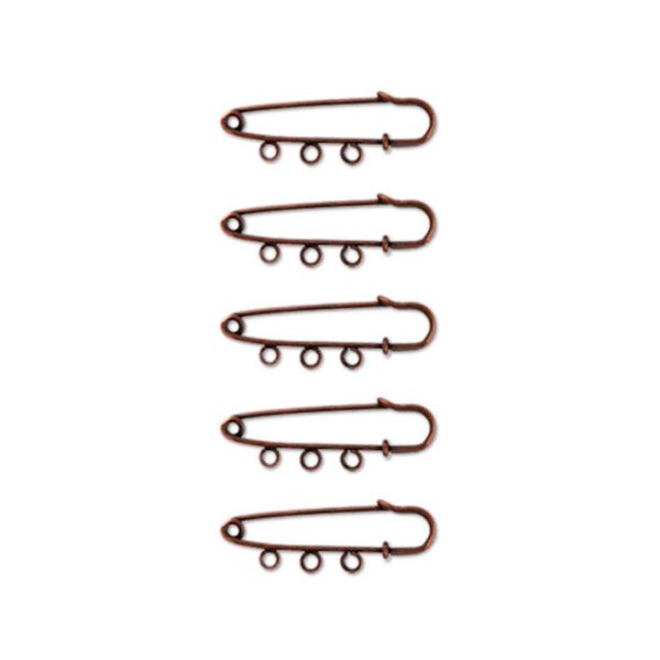 Булавки для подвесок 50 мм, №05 под медь, Zlatka PO-050