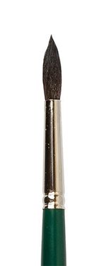 Кисть имитация белки круглая №10, 5 шт, короткая ручка, Vista-Artista 90211-10