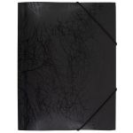 Папка на резинке A4 600 мкм 35 мм, волокно, 5 шт, черный new EC21043001, Expert Complete