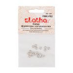 Набор фурнитуры для бижутерии 60 шт, 01 под серебро, Zlatka FMK-F02