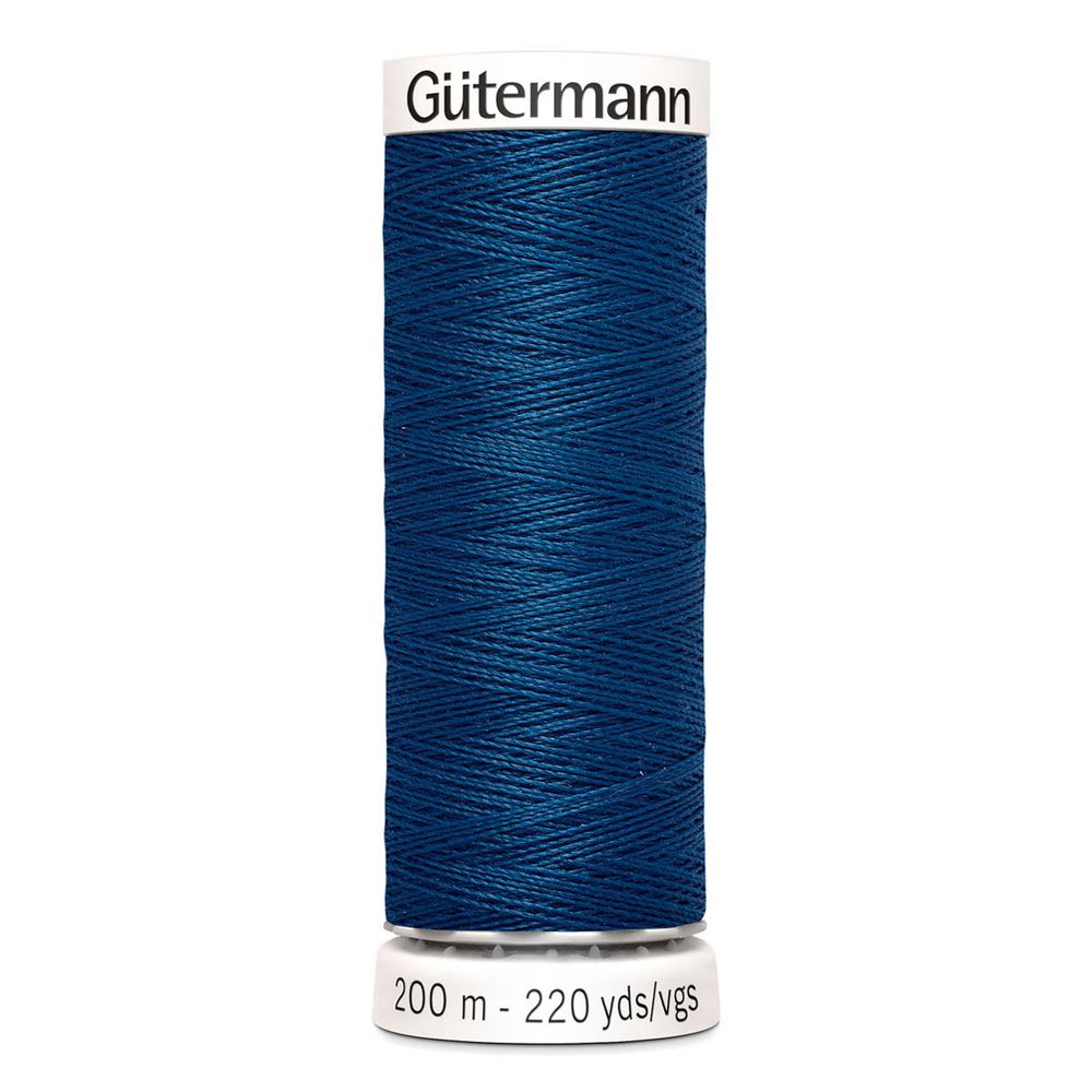 Нитки универсальные Gutermann Sew-all, 200м, 967 водная синь, 1 катушка