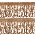 Бахрома отделочная 90.0 мм / 25 метров, 201 кофе