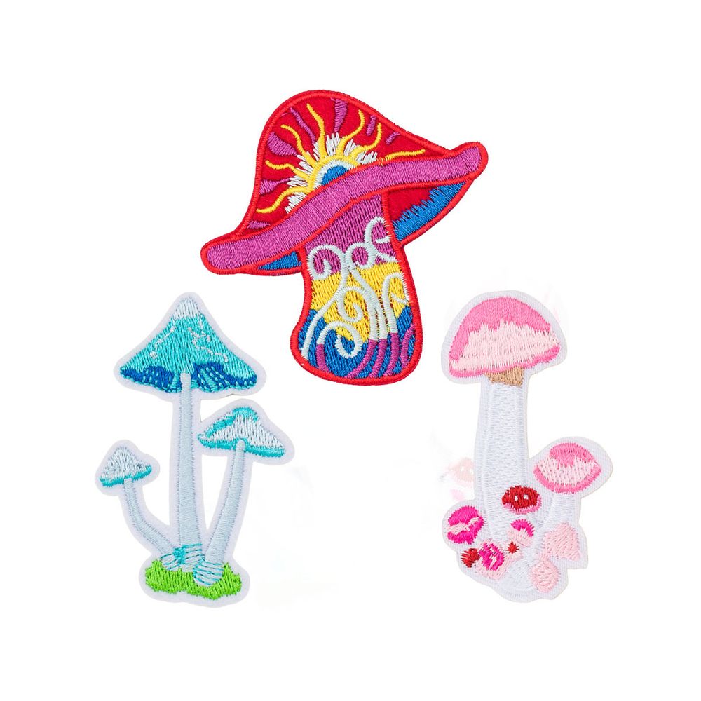 Термоаппликации Грибы, 3 шт, Hobby&amp;Pro