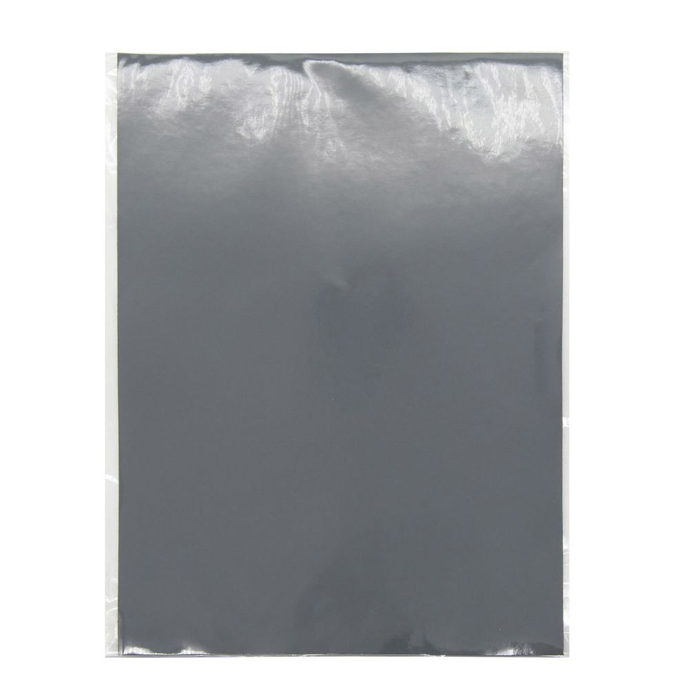 Кожа искусственная лакированныя, 20х30см, толщ.1 мм, уп/2 шт, серый