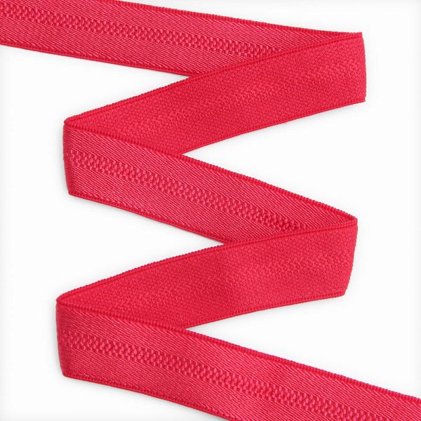 Резинка бельевая (бретелечная) 15.0 мм / 50 метров, красный, (ML207.015)