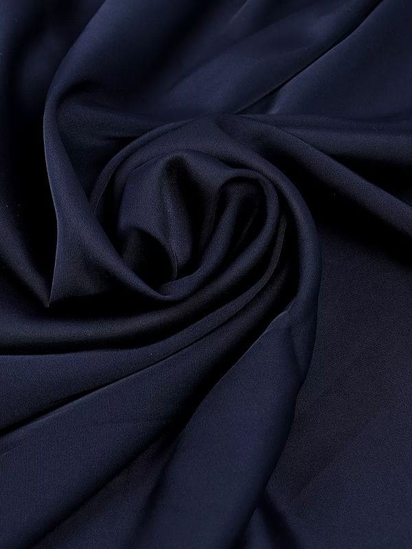 Шелк Армани 90 г/м², 150 см / 2 метра, арт.Arm-142 цв.142 т.синий