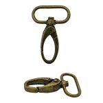 Карабин металл 25.0 мм (48х32 мм), 2 шт, латунь, 0325-0037 Hobby&Pro