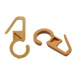 Крючки шторные для карниза 34 мм, цв.бежевый, 100 шт