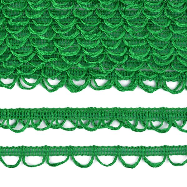 Тесьма отделочная UU 235 зеленый 18-19 мм, уп.16,45м