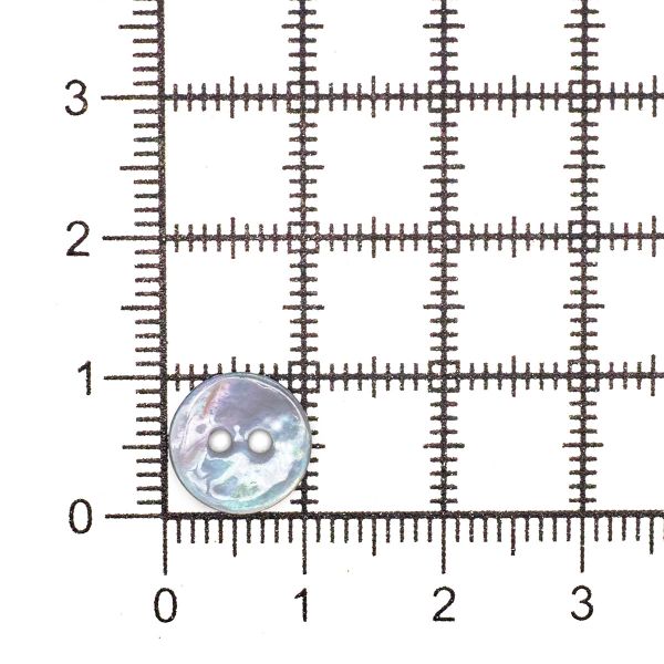 Пуговицы 2 прокола ракушка 16L (9мм) (Gray (серый)), 50 шт