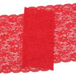 Кружево бельевое эластичное 300 мм / 13.72 м, цв. C820 красный