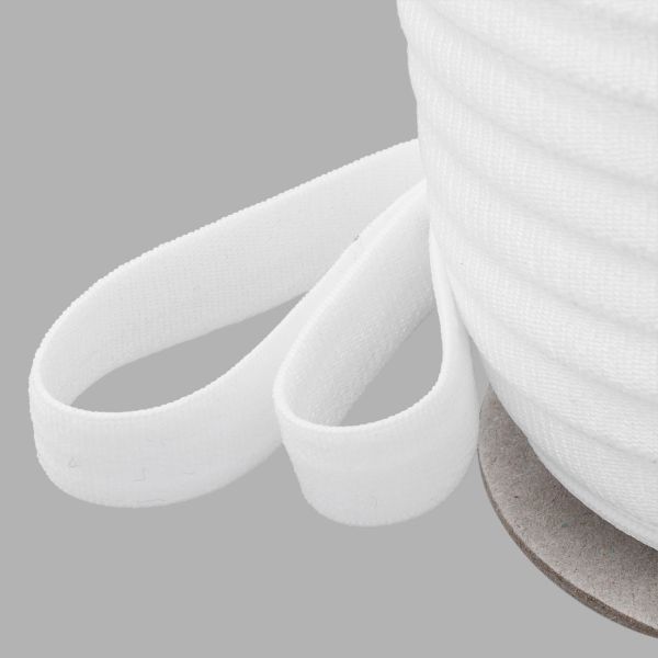 Резинка бельевая (бретелечная) 9.0 мм / 65.8 метров, белый
