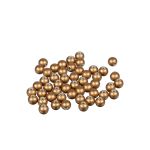 Бусины пластик ⌀8 мм, 50±2 шт, №23 золото, Zlatka PB-2