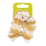 Набор резинок для волос, 10 шт, №01 св.бежевый, золотистый, Cherry Mary DR07059