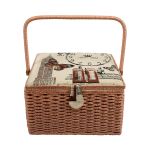 Шкатулка для швейных принадлежностей 31.5х31.5х19 см, Городские мотивы, Gamma SBJ-009