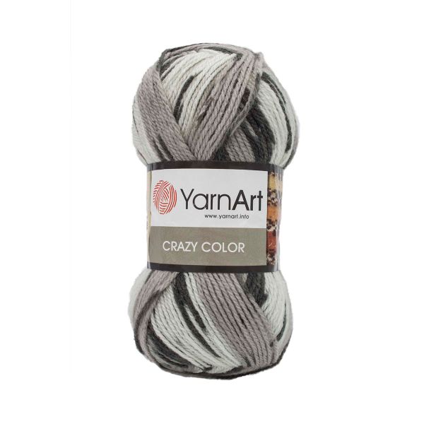 Пряжа YarnArt (ЯрнАрт) Crazy color / уп.5 мот. по 100 г, 260м, 137 секционный
