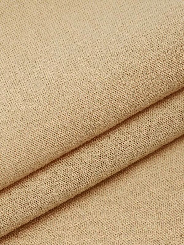 Футер 2х нитка петля Поливискоза стрейч 220г Small French Terry цв.S892 бежевый в нарезке 3м