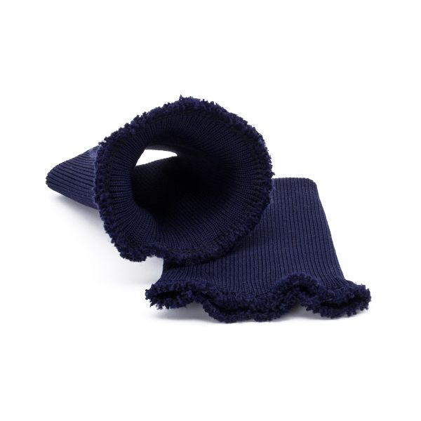 Манжеты трикотажные 8.0х9.5 см, 1 пара, средней плотности 14 кл, 1х1, средней плотности, 8110 т.синий