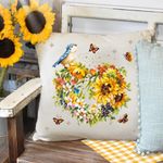 Набор для вышивания нитками Чудесная игла, Вдохновение Сердца 26х34 см