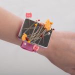 Игольница магнитная на руку 24 см, розовый, Gamma NDR-05