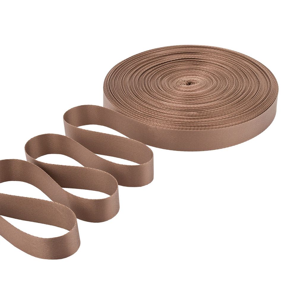 Стропа (ременная лента) 25 мм / 45.72 метра, [11.19 г/пог.м], 31 св.коричневый, 3Al356