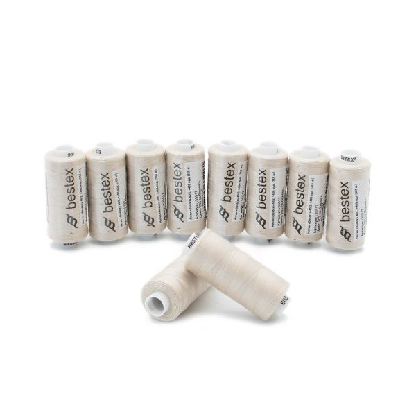 Нитки швейные бытовые Bestex 40/2, 365 м (400 ярд) / 10 кат., 203 розовый зефир