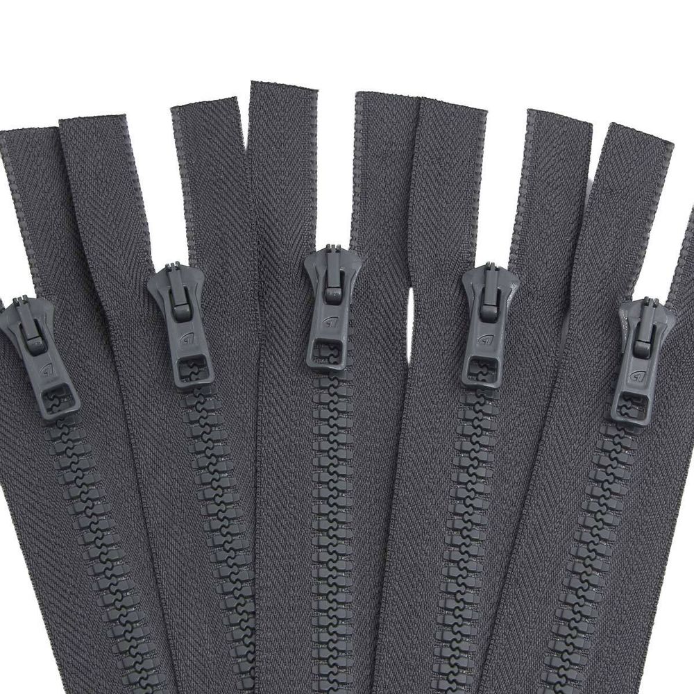 Молния трактор Arta Т6 (6 мм) 1 зам., разъем., 65 см, цв. 123 графит, уп.5 шт