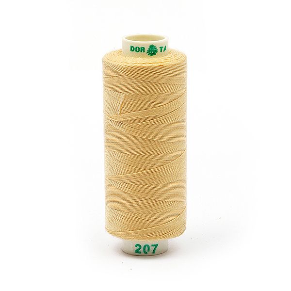 Нитки швейные бытовые Dor Tak 40/2, 366 м / 10 кат., 207 экрю