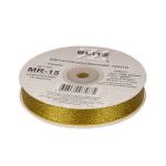 Тесьма металлизированная 15 мм, MR-15, 33 м, золото, Blitz