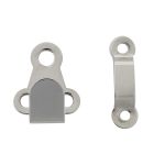 Крючки пришивные 15х11 мм, nickel, 10 шт