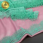 Кружево гипюр (плетёное) 55 мм / 4.5 метра, TBY.SUN.01, цв.F249 мята