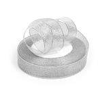 Лента металлизированная 20.0 мм / 22.85±1 метра, цв. серебро, Magic4Hobby